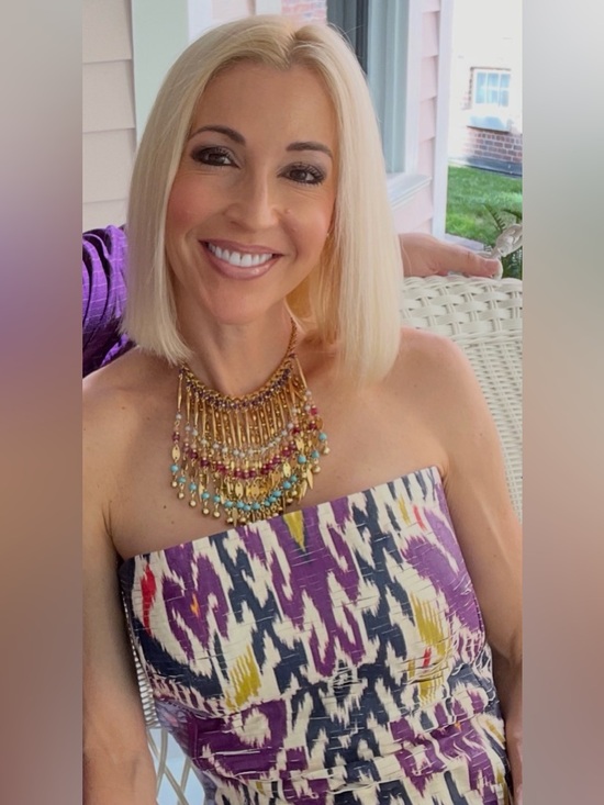 Ralph Lauren Purple Label Tops - Ralph Lauren Purple Label Esteri Ikat-Print Nappa Leather Bustier